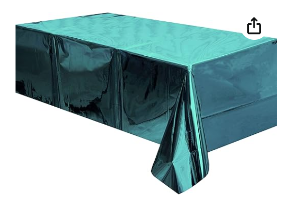 Table cover aluminum foil