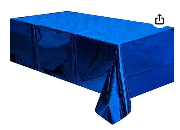 Table cover aluminum foil