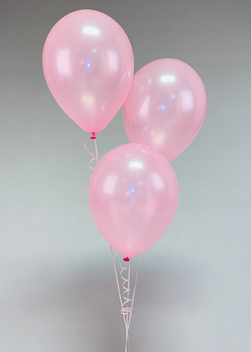 Light pink latex balloon