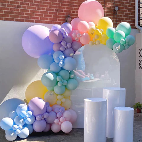 Pastel colours arch balloon kit