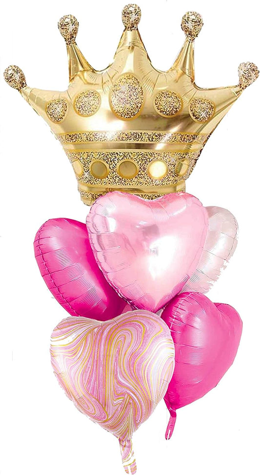 Crown Balloon kit, foil balloon