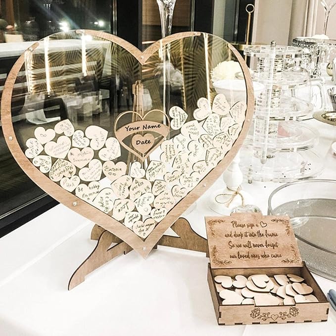 Wedding Heart Shaped Drop Frame