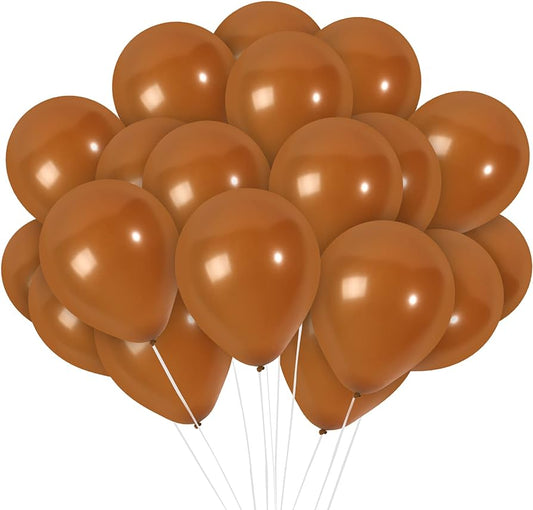 Light brown chocolate latex balloon