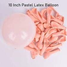 Macaron pink Latex color (salmon pink)