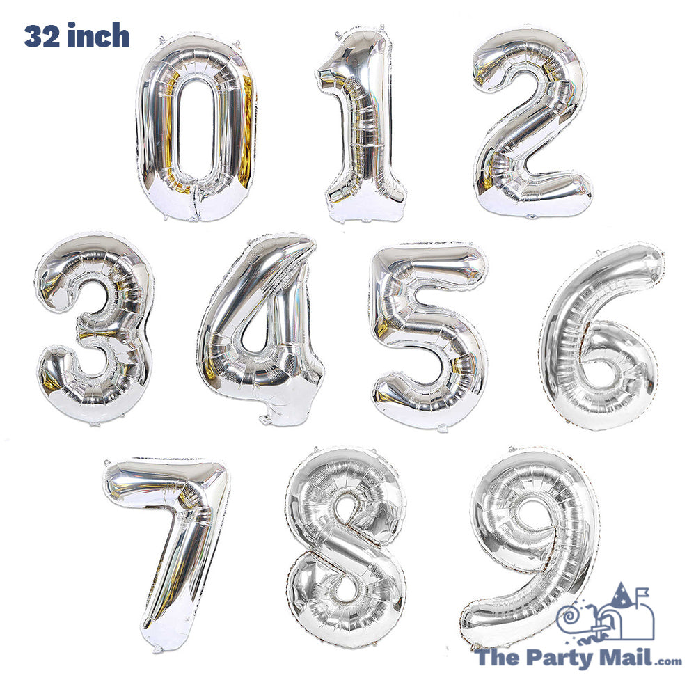 Number foil balloon