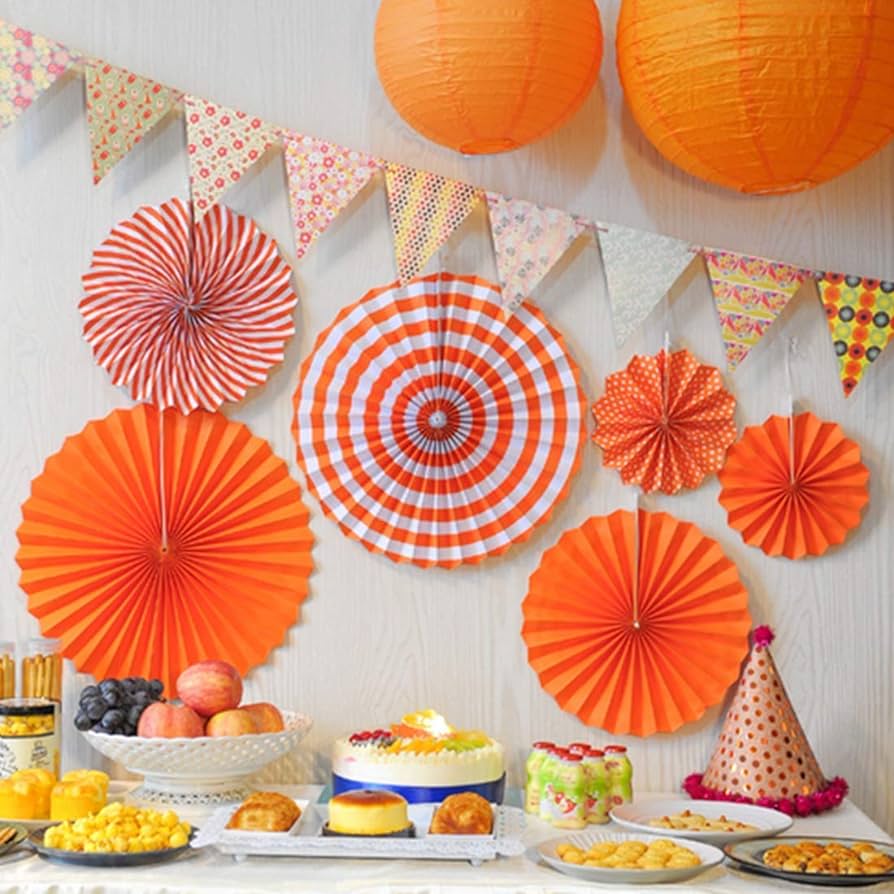 Round shaped paper decoration