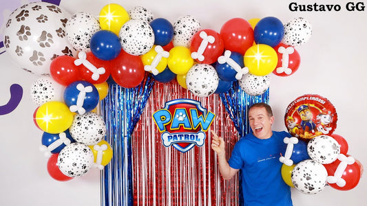 Paw Patrol balloon arch