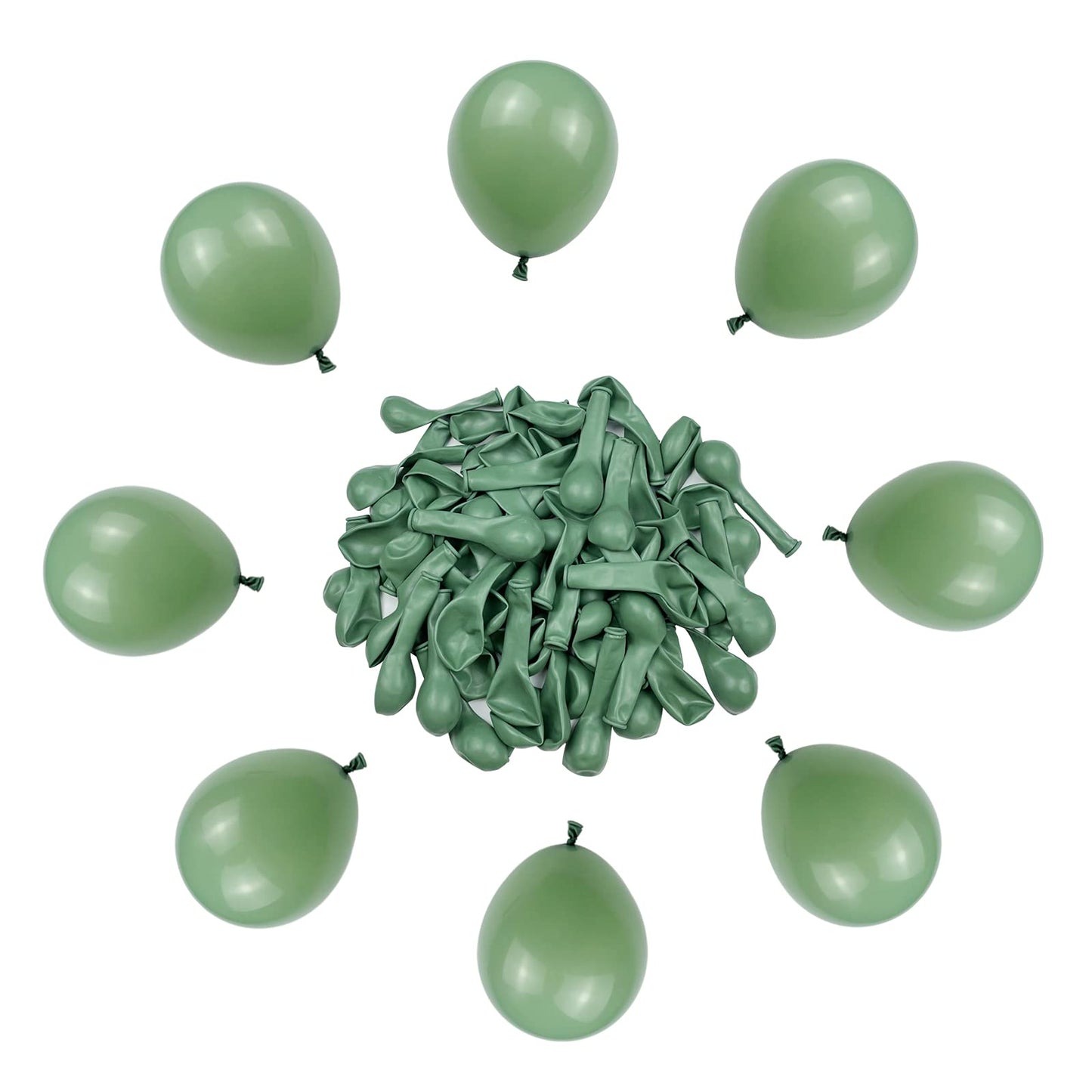 Sage green latex balloon