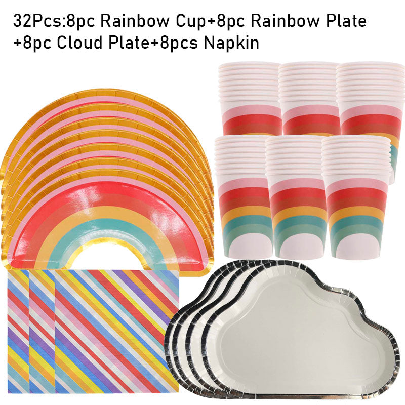 Rainbow shaped set